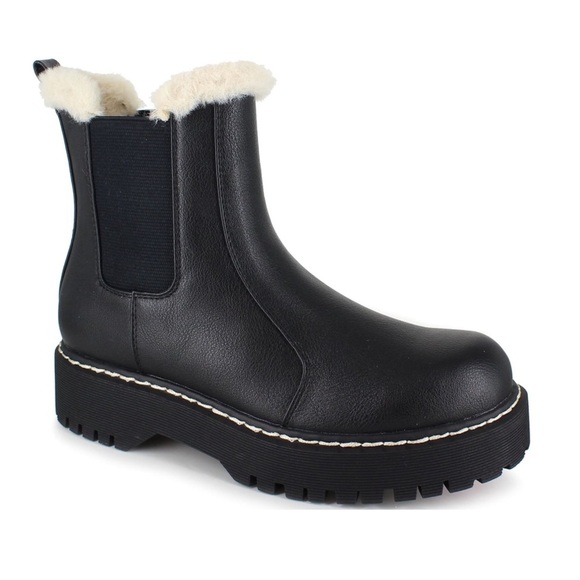 Portland Black Chelsea Boots - Picture 2 of 5